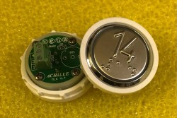 Кнопочный модуль (14) красная подсветка VEGA ACHILLE